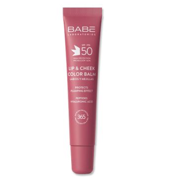 Babe Cheek & Lip Balsamo Labial Color Velvet Spf50 20ml Babe Cheek & Lip Balsamo Labial Color Velvet Spf50 20ml