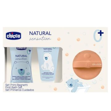 Chicco Natural Sensation Gel Champu 200ml +Locion 150ml +Cepillo
