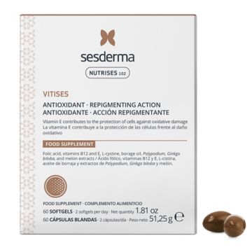 Sesderma Vitises Antioxidante Accion Repigmentante 60Caps