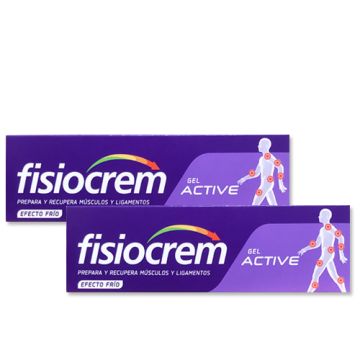 Fisiocrem Gel Active Efecto Frio Duplo 2x60ml