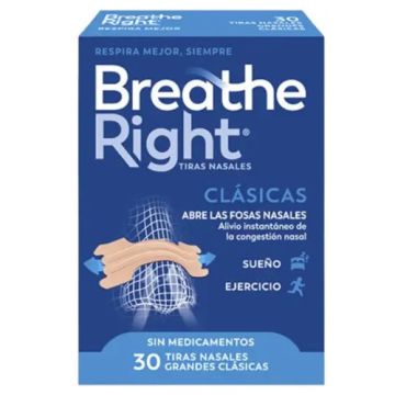 Breathe Right Tira Nasal T-Gde 30Uds