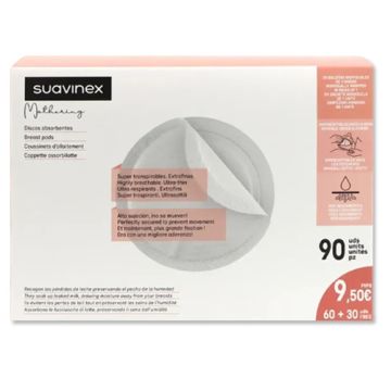 Suavinex Protegesenos Discos Absorbentes 60+30 Uds