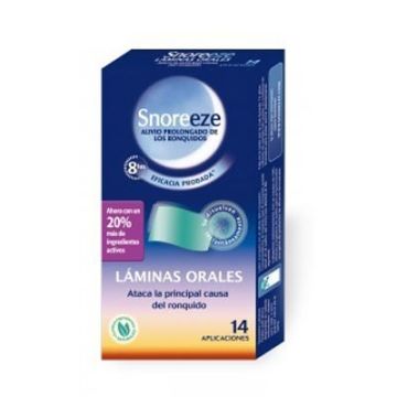 Snoreeze Laminas Orales 14 Uds