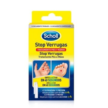 Scholl Stop Verrugas Pies y Manos 12 Aplicaciones