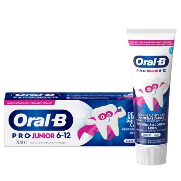 Oral-B Pro Junior 6-12 Años Menta Suave Pasta Dental 75ml