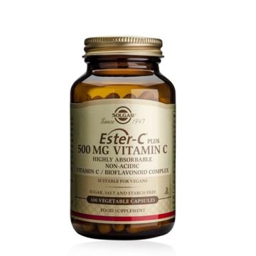 Solgar Ester-C Plus 500 100 Capsulas Vegetales