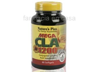 Natures Plus Mega CLA 1200mg Eliminador de Grasa 60 Perlas