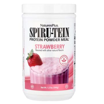 Natures Plus Spiru-Tein Batido de Proteina Sabor Fresa 544gr Natures Plus Spiru-Tein Batido de Proteina Sabor Fresa 544gr