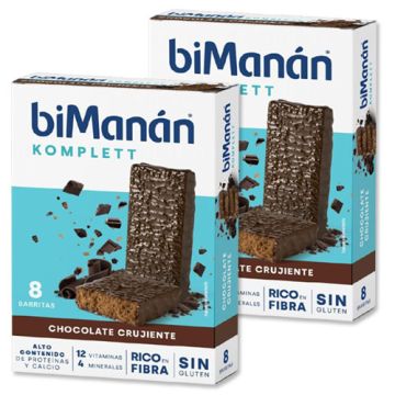 Bimanan komplett Barrita Chocolate Crujiente Duplo 2x8Uds