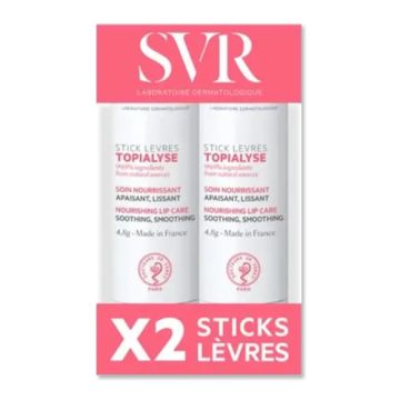 SVR Topialyse Stick Labial Cuidado Reparador Duplo 2x4gr