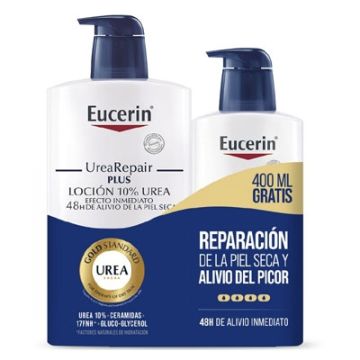Eucerin Urea Repair Plus Locion Piel muy Seca y Aspera 1L + 400ml
