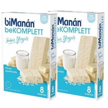 Bimanan Bekomplett Barritas Sabor Yogur Duplo 2x8 Uds