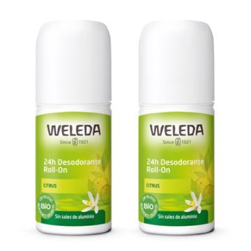 Weleda Desodorante 24h de Citrus Roll-On Duplo 2x50ml