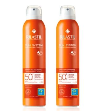 Rilastil Sun System Spray Transparente Spf50+ Duplo 2x200ml