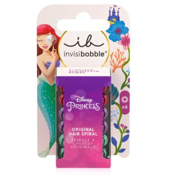 Invisibobble Disney Ariel Goma Pelo Espiral 6 Uds