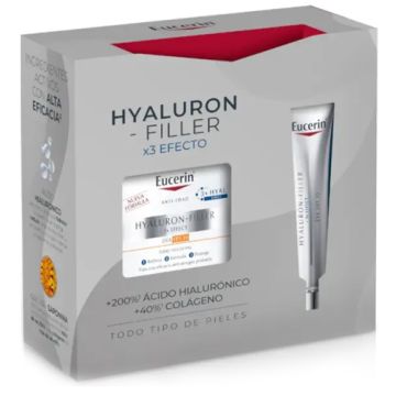 Eucerin Hyaluron-Filler + Elasticity Dia Spf30 50ml +C. Ojos 15ml