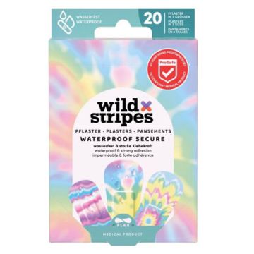 Wild Stripes Waterproof Secure Apositos Arcoiris Surtido 20Uds 