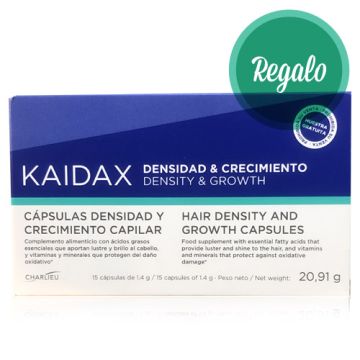 Kaidax – Densidad y Crecimiento Capilar 15 Caps -Regalo-
