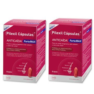 Pilexil Capsulas Anticaida Forte Max Duplo 2x60Caps