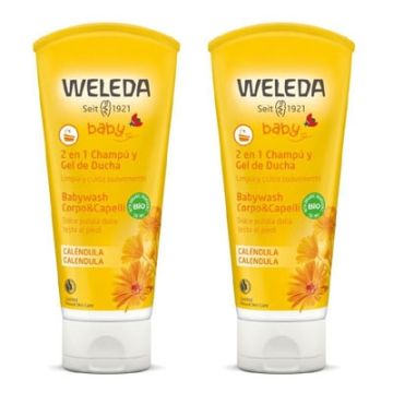 Weleda Champu-Gel de Ducha Bebe Calendula Duplo 2x 200ml