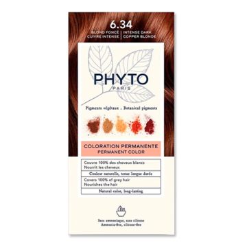 Phyto Color Tinte Permanente 6.34 Rubio Oscuro