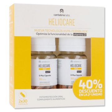 Heliocare 360º D Plus Duplo 2x30Caps