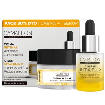 Camaleon Crema Retinal 50ml + Serum Vitamina C 15ml