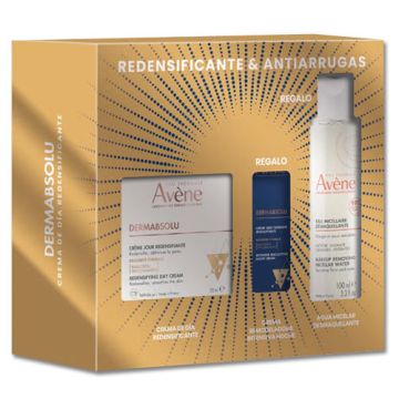 Avene Dermabsolu Crema Dia 50ml + A.Micelar 100ml + Cr Noche 10ml