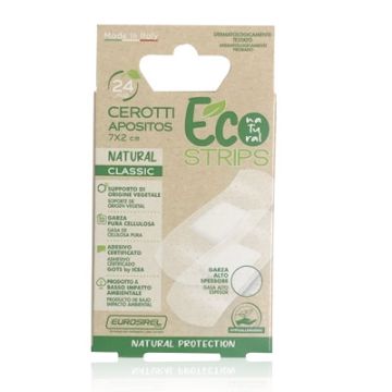 Eurosirel Eco Strips Natural Apositos Transparentes 7x2cm 24 Uds