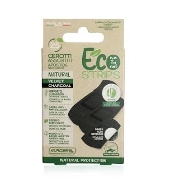 Eurosirel Eco Strips Natural Apositos Bambu Negro Surtidos 25 Uds