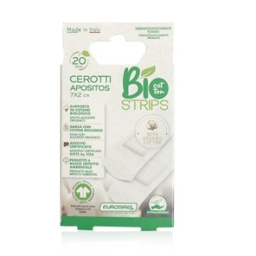 Eurosirel Bio Strips Cotton Apositos Algodon 7x2cm 20 Uds