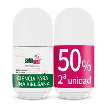 Sebamed Desodorante Balsamo Sensible Roll-On Duplo 2x50ml