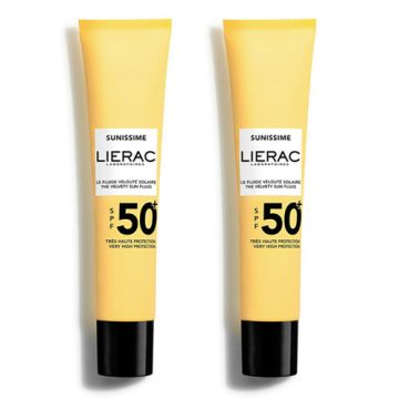 Lierac Sunissime Fluido Solar Aterciopelado Spf50+ Duplo 2x40ml