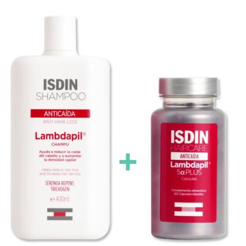Isdin Lambdapil Anticaida Champu 400ml + 5Alfa Plus 60Caps