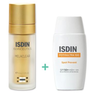 Isdinceutics Melaclear Serum 30ml + Spot Prevent Spf50+ 50ml