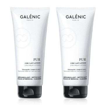 Galenic Pur Leche-Locion Desmaquillante 2 en 1 Duplo 2x200ml