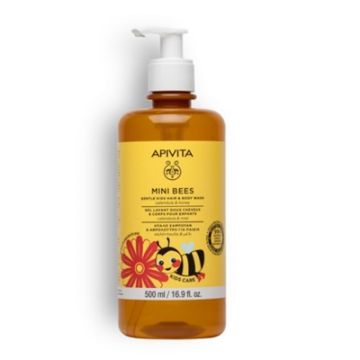Apivita Mini Bees Gel-Champu Infantil Suave Calendula-Miel 500ml