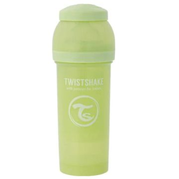 Twistshake Biberon Anti-Colico Verde Cactus 2M+ 260ml