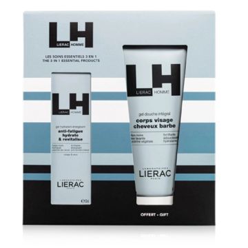 Lierac Homme Gel Hidratante Energizante 50ml + Gel Ducha 200ml