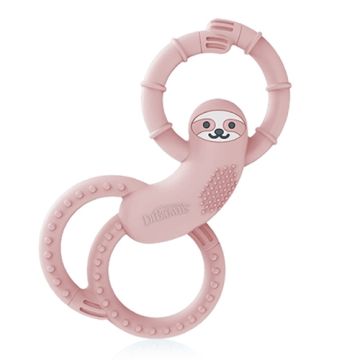 Dr Browns Flexees Mordedor Silicona Perezoso Rosa 3M+ 1 Ud