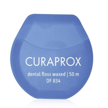 Curaprox Hilo Dental con Cera Sabor Menta 50m