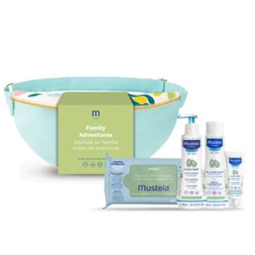 Mustela Riñonera Banana Family Adventures Azul 4 Productos
