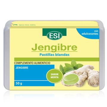 ESI Pastillas Blandas Jengibre Sabor Menta 50gr