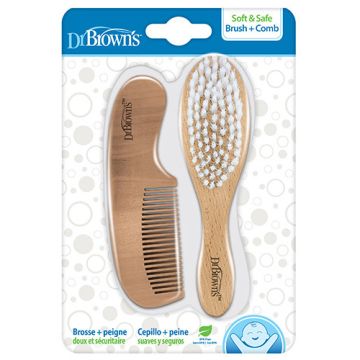 Dr Browns Cepillo y Peine Madera