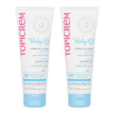 Topicrem Baby Crema Pañal  Duplo 2x75ml