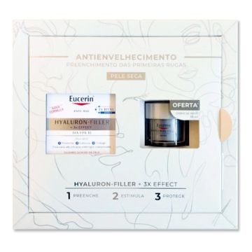 Eucerin Hyaluron-Filler Crema Dia Spf15 P/Seca 50ml + Noche 20ml