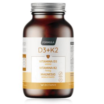 Webotanix Vitamina D3 + K2 + Magnesio 60Caps