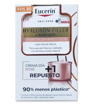 Eucerin Hyaluron-Filler + Elasticity Cr Dia Rose 50ml + Recarga