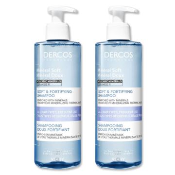 Vichy Dercos Champu Mineral Suave Duplo 2x400ml