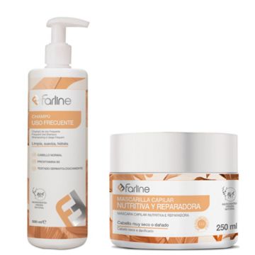 Farline Champu Uso Frecuente 500ml + Mascarilla Nutritiva 250ml